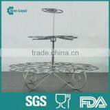 Metal Cupcake Dessert Stand With 3 Tiers - Great for Halloween - Thanksgiving - Christmas - 4th of July-Valentines Day thumbnail-5