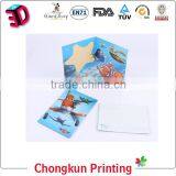 Hot Sell Manufacture High Quality Customized Promotional Lenticular Printing 3d Plastic Vintage Postcards/ 3D Post Card
