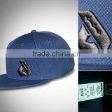 Custom Flat Brim Embroidery Snapback Cap/Hat thumbnail-6