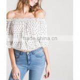 Horizontal Collar Printed Star Fabrics Half Sleeve Fashion Sexy/latest Casual Shirt thumbnail-3