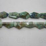 Wholesale Azurite Tumbled Flat Loosen Faceted Gemstone Design thumbnail-1