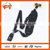 Anti-slip Rapid Neoprene Quick Sling Black Belt Neck Strap for Camera