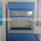 stainless steel fume hood with sink