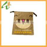 Cheap Cute Pattern Drawstring Canvas Bag
