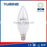 Hot Selling Pure White E14 LED Candle Bulb 3W LED Bulb Parts thumbnail-1