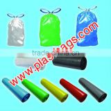 colorful Drawstring Garbage Bags On Roll