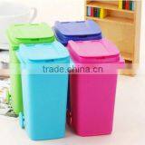 Plastic Mini Desktop Wheelie Bin Desk Tidy thumbnail-3