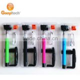Colorful selfie stick for mobile phone camera extendable selfie stick with good quality stick selfie