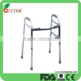 two button Aluminum orthopedic walker for the elderly