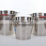 Classic Style Houseware Wash Bucket/Large Stainless Steel Bucket