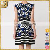 Fashion Autumn Ladies American Office Dress, Beautiful Sleeveless Dress thumbnail-4