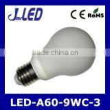 High Power Ceramic Body High Quality Led 60 9w E27 Bulb