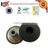 Black 1 Inch Demin Fashion Metal Jeans Button thumbnail-1