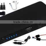 12000mAh 12v 3 in 1 USB Interface, Glare LED Flashlight, 8 Laptop Adapters Emergency12v Mini Emergency Car Jump Starter thumbnail-3