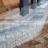 Wire Cages Rock Wall