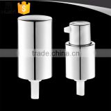 18/415 aluminium lotion dispenser pump with silver color