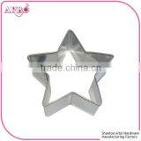 Food Grade Five Star Stainless Steel Cookie Cutter