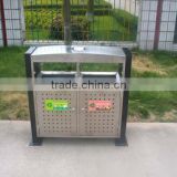 Outdoor stainless steel recycling bin/eco friendly wholesale recycling bins