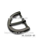 Complete De-buring Lady's 40mm Gun Nickel Plating Metal D Buckle