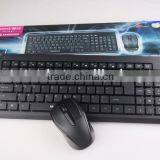 3D Embossed Quiet Ergonomic Keyboard With Built-in Mouse