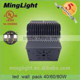 IP65 High Lumen&energy Saving DLC UL CUL Listed 60w Led Wall Pack Light With 5 Years Warranty thumbnail-4