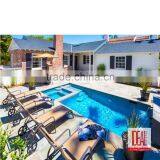 Modern Classic Outdoor Poolside Beach Use Ratten Wicker Sun Lounger With Cushions thumbnail-1