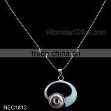 Wholesale Alibaba Costume Jewellry Snap Button Pendant DIY Necklace