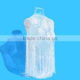 2015 New Hand Crochet Pocho Wrap Swing Cloak for Lady With Tassel