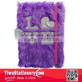 Embroider Applique LOVE Customized Plush Notebook Fabric Notebook thumbnail-1