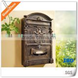 European antique style wall mounted office mailbox