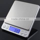 Brushed Stainless Steel High Accuracy Jewelry Scale 0.1g