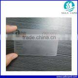 High Quality 30mil Standard Plastic Clear Transparent PVC Cards thumbnail-3