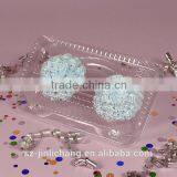 Clamshell Cheap Clear Transparent Plastic Cupcake Box