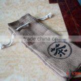 Drawstring Small Jute Bag thumbnail-2