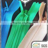 Nylon Zipper Fashion Style With Lace Tape Close End