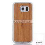 TPU Design Bamboo Phone Case Wood Mobile Phone S6 Cover thumbnail-1