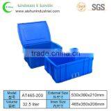 530x380x210mm Stackable Keyway Plastic Storage Box