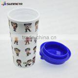 Sublimation Plastic Water Bottle Mug Sublimation thumbnail-4