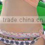 BSC015 Fashion Models Sexy Triangle Fission Printing Swimwear Bikini thumbnail-3