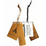 tied string paper swing price tags labels for sports t-shirts