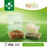 Transparent Food Grade Plastic Food Box