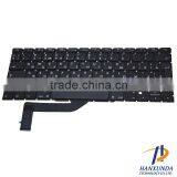 High-quality no backlight 100% NEW keyboard RU Layout for rMBP Pro retina A1398 RU Russia keyboard