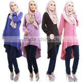 New Casual Muslim Islamic Shirt Dress