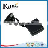 Black Leather Zipper Puller With Metal Slider thumbnail-6