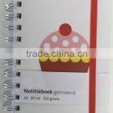 Hot Sale Matte Paper Cover Note Pad a5 With Custom Logo