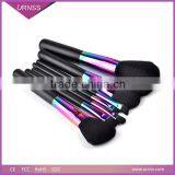 Wholesale 7pcs Custom Logo Makeup Cosmetic Brushes Set thumbnail-4