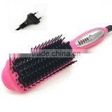 New Fast Pink Hair Satraigtener Tools Ceramic Hair Straightener Brush thumbnail-1