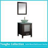 Freestanding Bathroom Vanity Green Glass Top Glass Vessel Sink thumbnail-1
