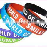 Promotion!!! OEM Wholesale Customzied Silicon Wristbands for Music Party/festival thumbnail-3