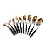 10 Pcs Oval Multi-purpose Makeup Brush thumbnail-1